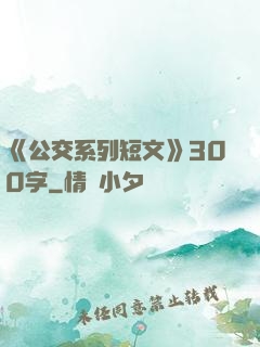 《公交系列短文》300字