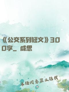 《公交系列短文》300字