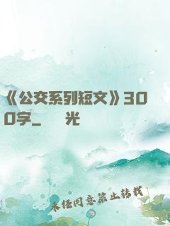 《公交系列短文》300字