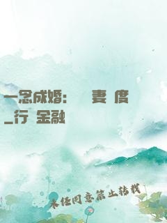 一念成婚：爺寵妻無度