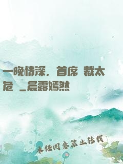 一晚情深，首席總裁太危險