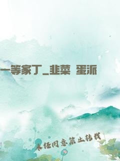 一等家丁