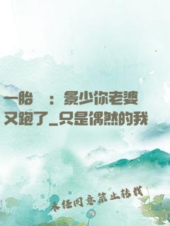 一胎雙寶：景少你老婆又跑了