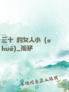 三十歲的女人小說(shuō)
