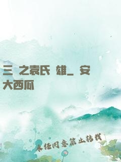 三國之袁氏梟雄