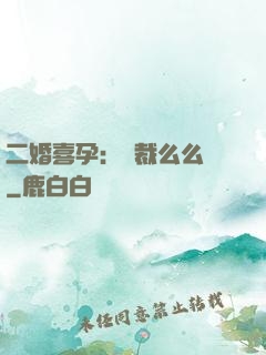 二婚喜孕：總裁么么噠