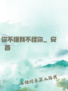 你不懂我不怪你