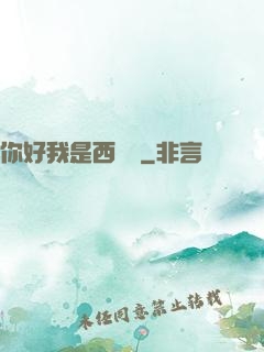 你好我是西門慶