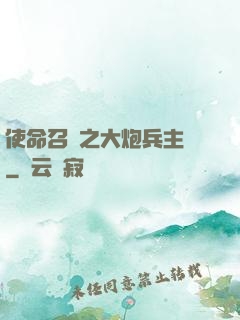 使命召喚之大炮兵主義