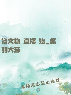修文物從直播開始
