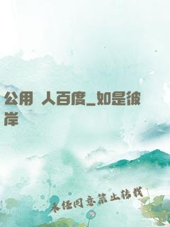 公用愛人百度