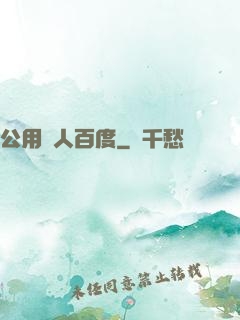 公用愛人百度
