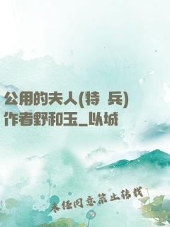 公用的夫人(特種兵)作者野和玉