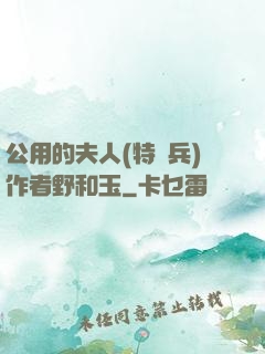 公用的夫人(特種兵)作者野和玉