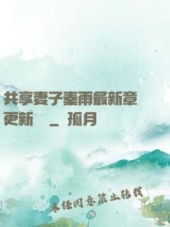 共享妻子秦雨最新章節更新時間