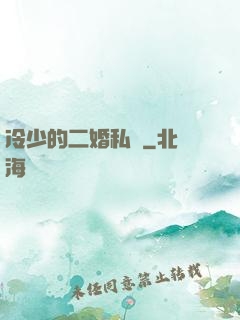 冷少的二婚私寵