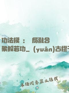 功法模擬：開局融合龍象般若功