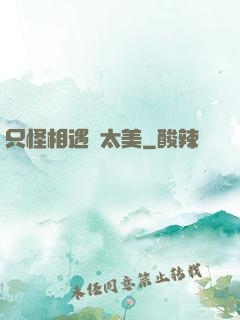只怪相遇時太美