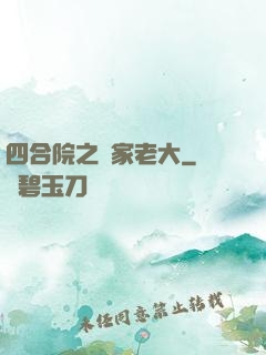 四合院之閻家老大