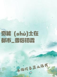 奇能術(shù)士在都市