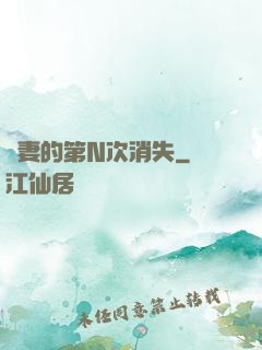嬌妻的第N次消失