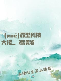 學(xué)霸型科技大佬