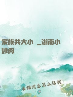 家族共大小說