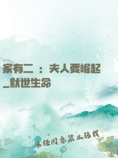 家有二寶：夫人要崛起