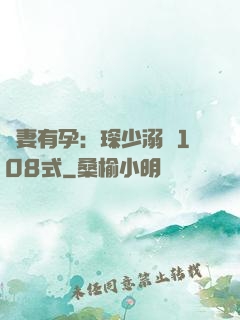 寶妻有孕：琛少溺寵108式