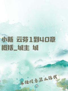 小新與云芬1到40章概括