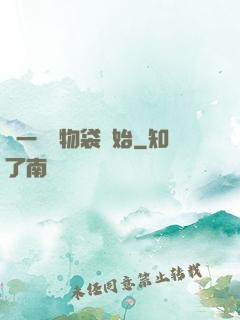 從一個儲物袋開始