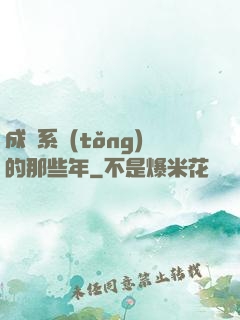 成為系統(tǒng)的那些年