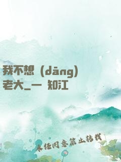 我不想當(dāng)老大