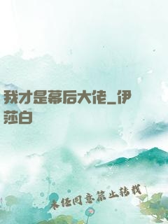 我才是幕后大佬