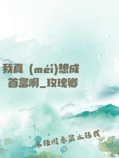 我真沒(méi)想成為首富啊