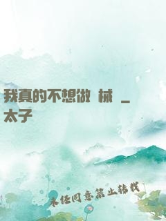 我真的不想做機械師