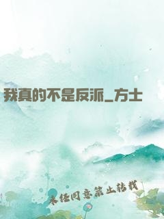 我真的不是反派