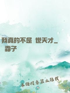 我真的不是絕世天才