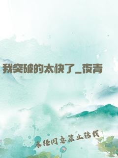 我突破的太快了
