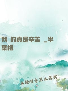 我賺的真是辛苦錢