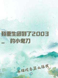 我重生回到了2003