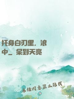 托身白刃里，浪跡紅塵中