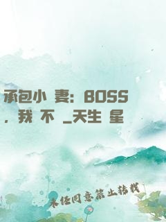 承包小嬌妻：BOSS，我們不約