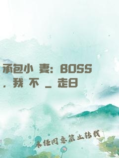 承包小嬌妻：BOSS，我們不約