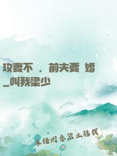 攻妻不備，前夫要復婚