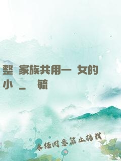 整個家族共用一個女的小說