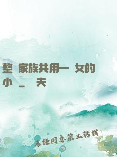 整個家族共用一個女的小說