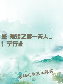 星際暖婚之第一夫人
