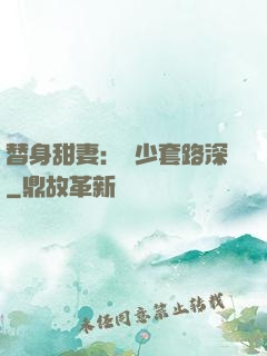 替身甜妻：韓少套路深