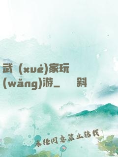 武學(xué)家玩網(wǎng)游